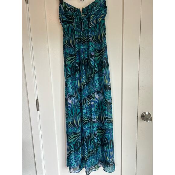 Victoria’s Secret V-neck Strapless Front Slit Swimsuit Cover Up Womens sz  Small - Picture 2 of 5